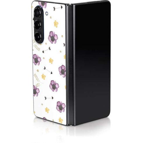 Flowers and Arrows Galaxy Z Fold5 5G Skin